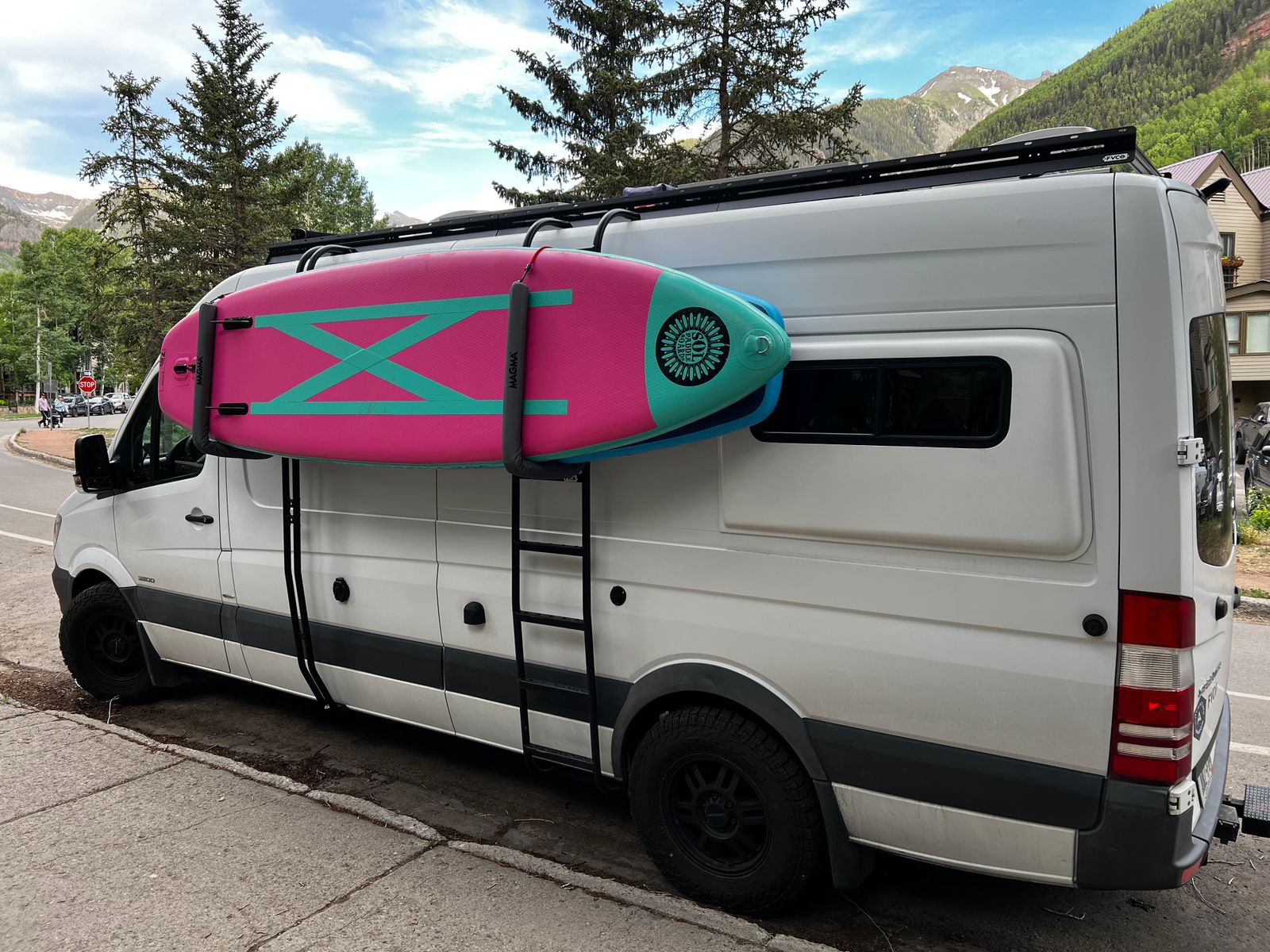 Magma Kayak Racks for Sprinter Vans: A Clever Side-Mount Solution