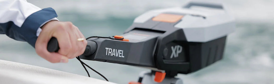 Torqeedo Travel XP electric outboard with removable battery
