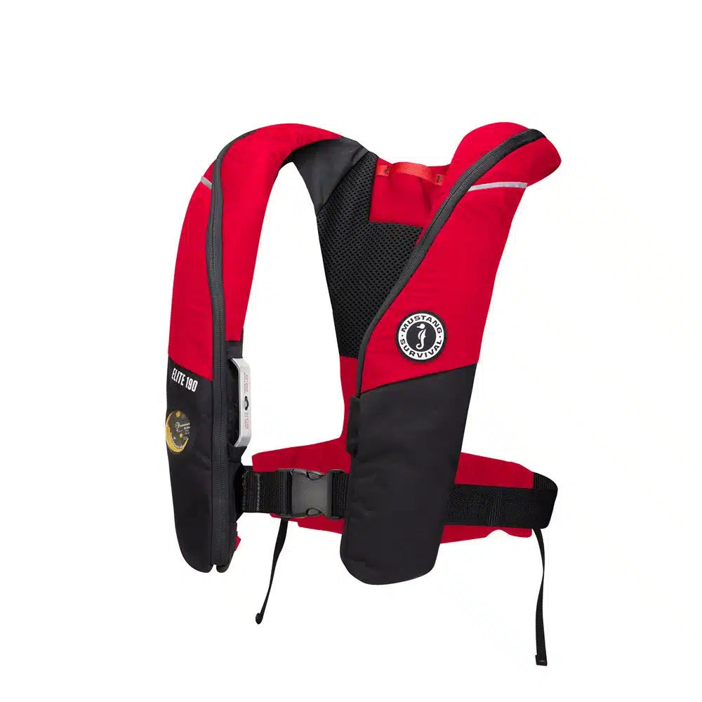 Mustang Elite 190 Inflatable PFD Vest MD3170 - Black