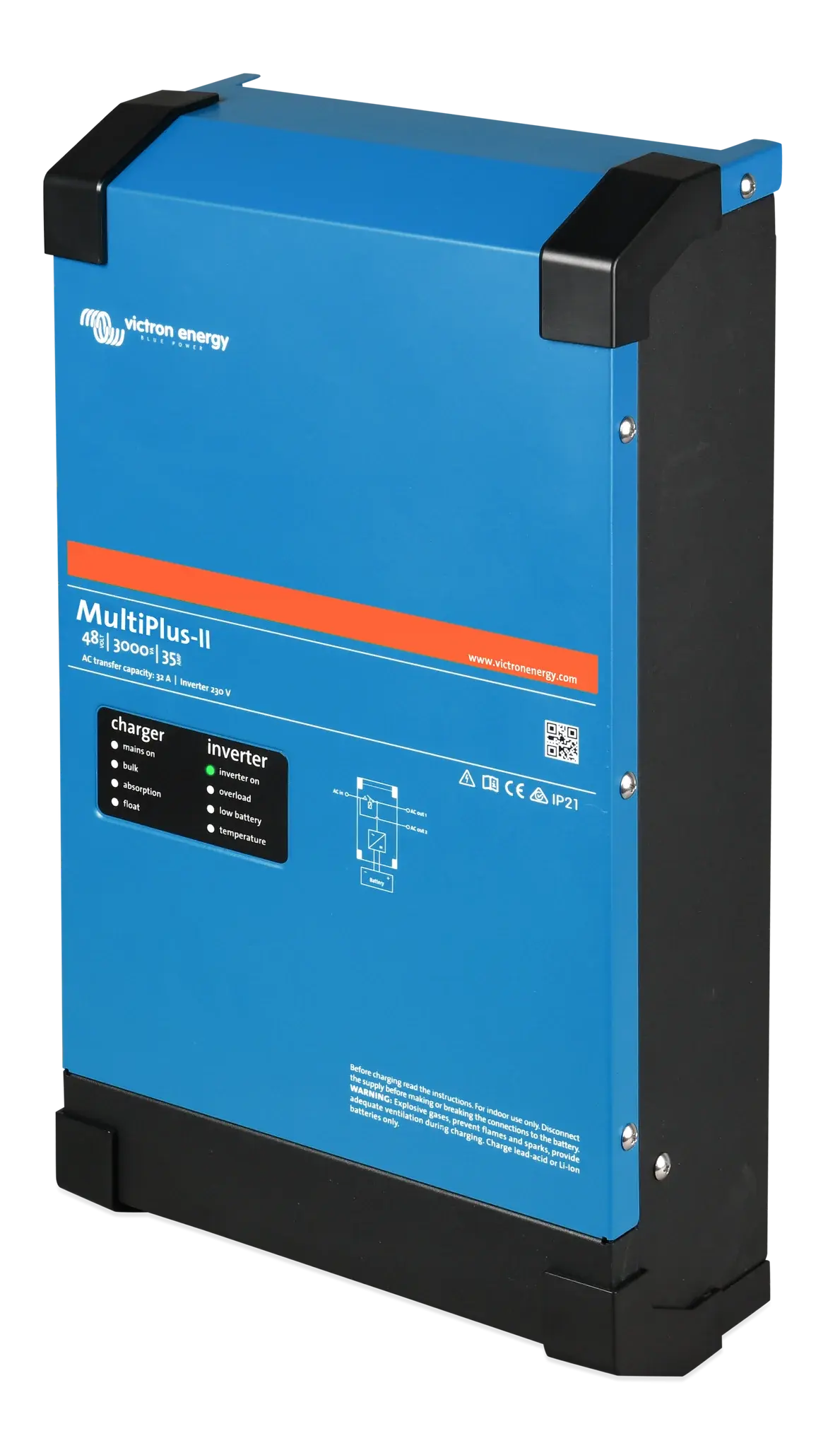 Victron Energy Inverter/Charger MULTIPLUS-II 48/3000/35-50 120V PMP482305102 Victron Energy