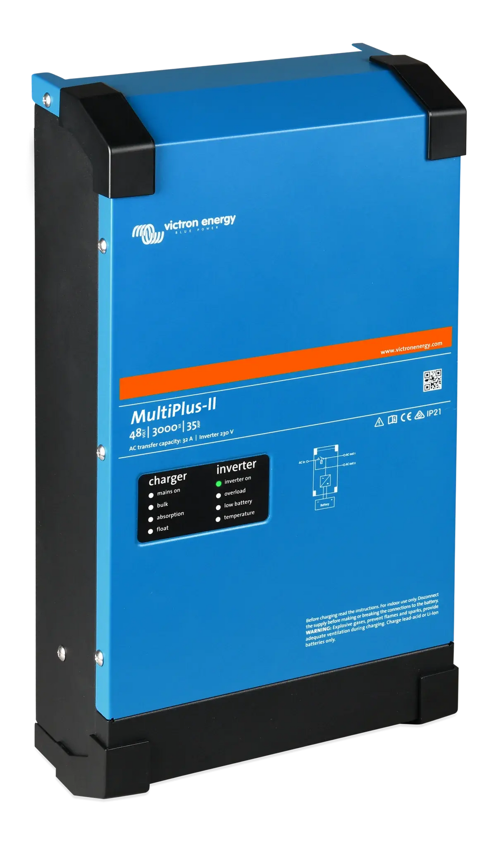 Victron Energy Inverter/Charger MULTIPLUS-II 48/3000/35-50 120V PMP482305102 Victron Energy