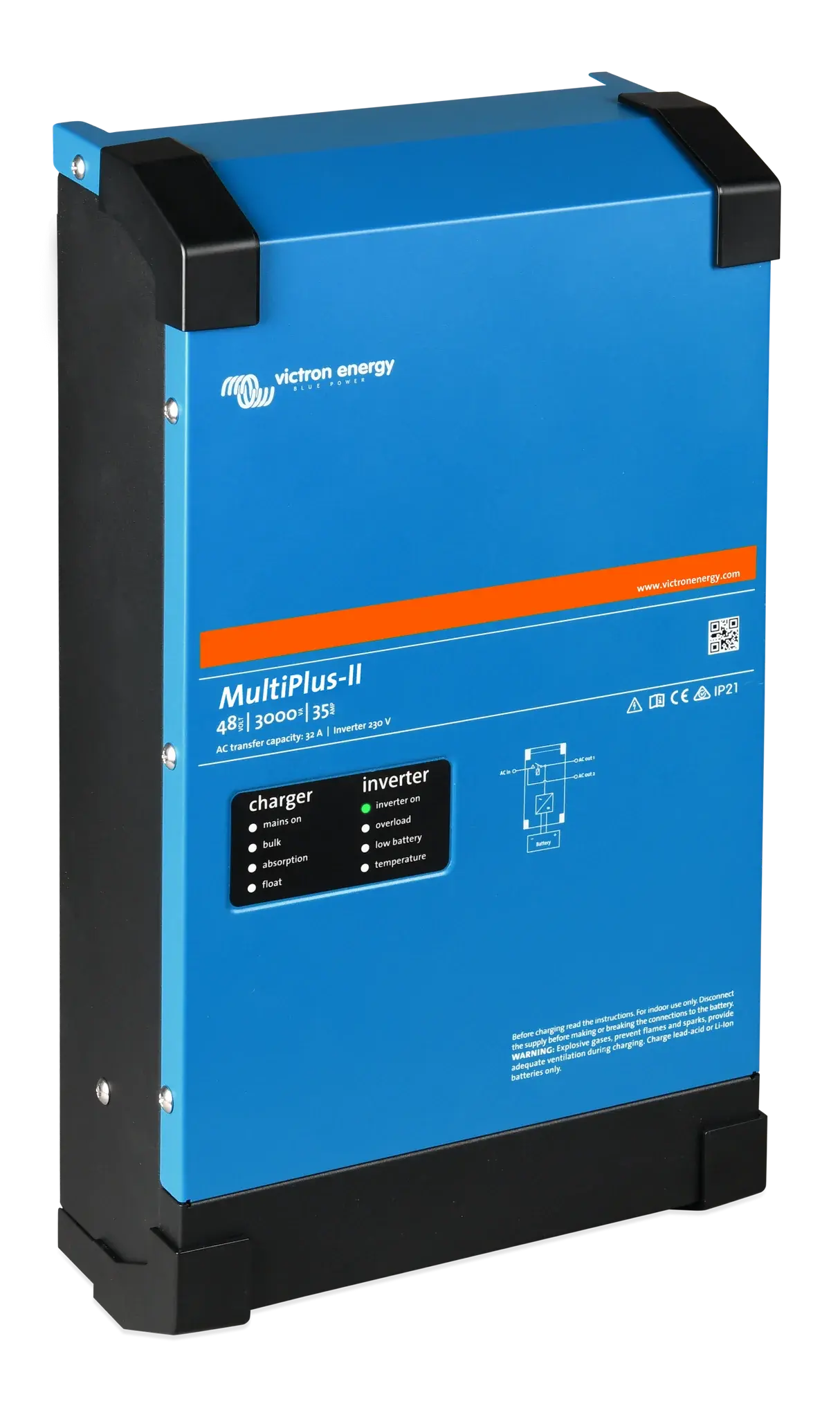 Victron Energy Inverter/Charger MULTIPLUS-II 48/3000/35-50 120V PMP482305102 Victron Energy