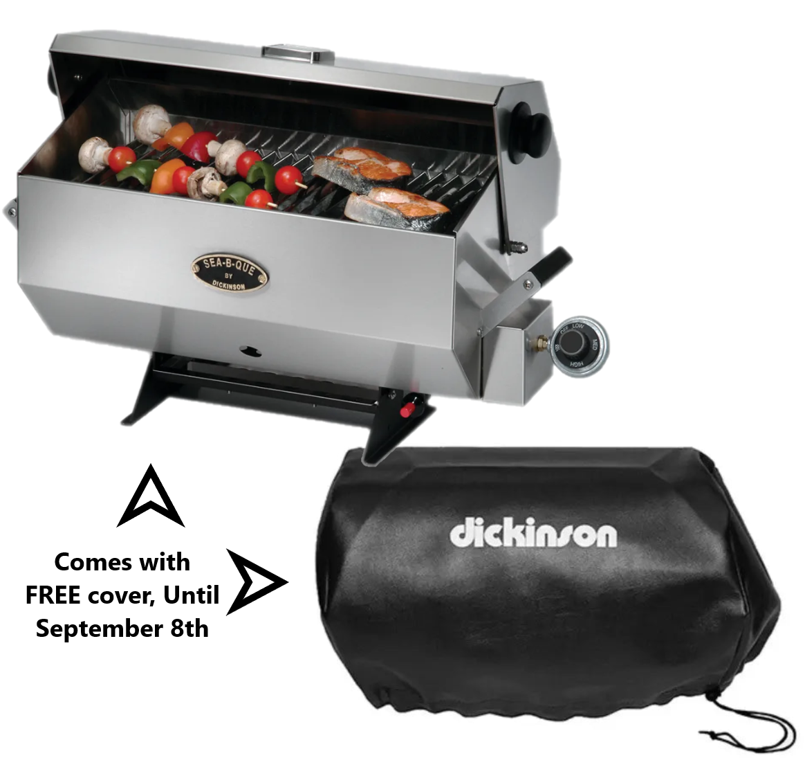 Dickinson Sea-B-Que BBQ with Free Cover until September 8th