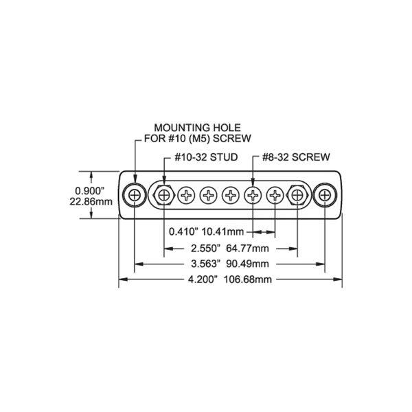 Blue Sea mini bus bar diagram