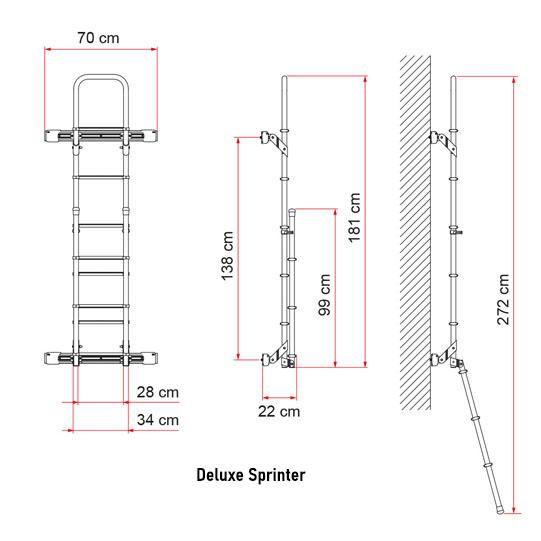 Fiamma Deluxe Sprinter ladder