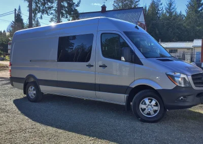 Mercedes Sprinter Van just prior to conversion