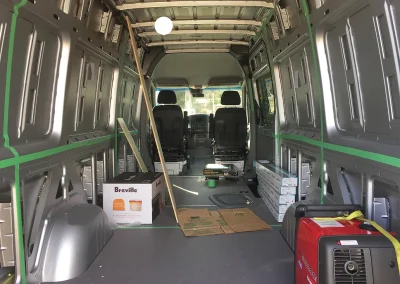 Mercedes Sprinter Van interior cargo area