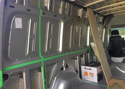 Mercedes Sprinter Van interior cargo area