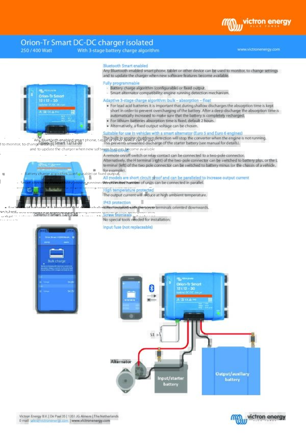 Victron Orion-Tr Isolated Smart DC to DC  Charger - Image 2